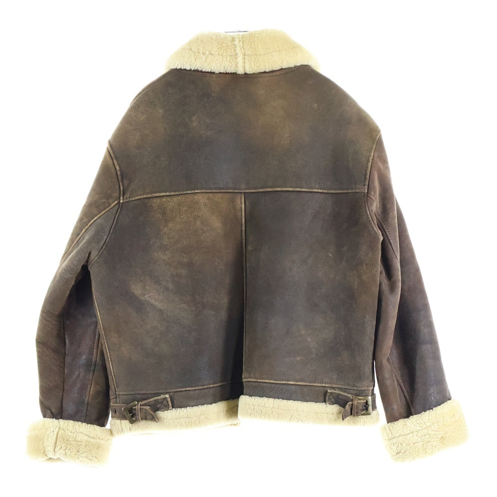 VINTAGE(ヴィンテージ) B-3type flight jacket 3タイプ フライト ジャケット 裏ボア ムートン アウター ブラウン