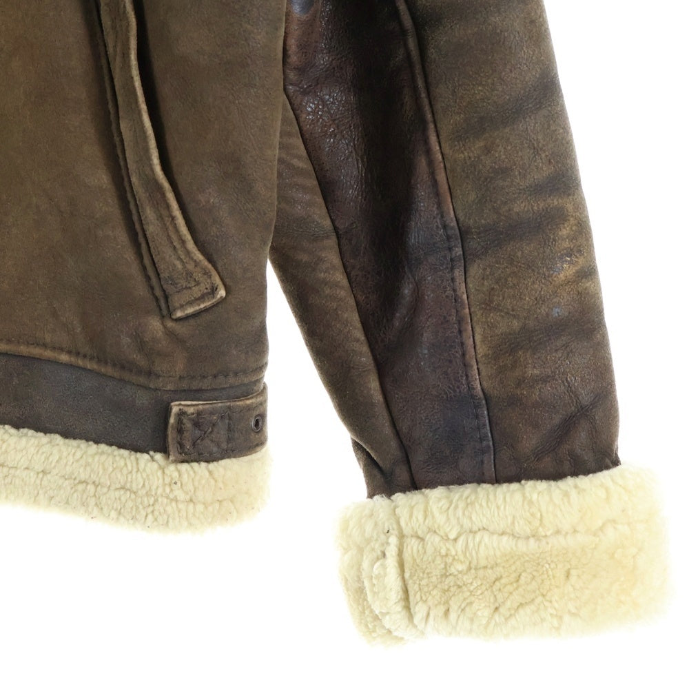 VINTAGE(ヴィンテージ) B-3type flight jacket 3タイプ フライト ジャケット 裏ボア ムートン アウター ブラウン