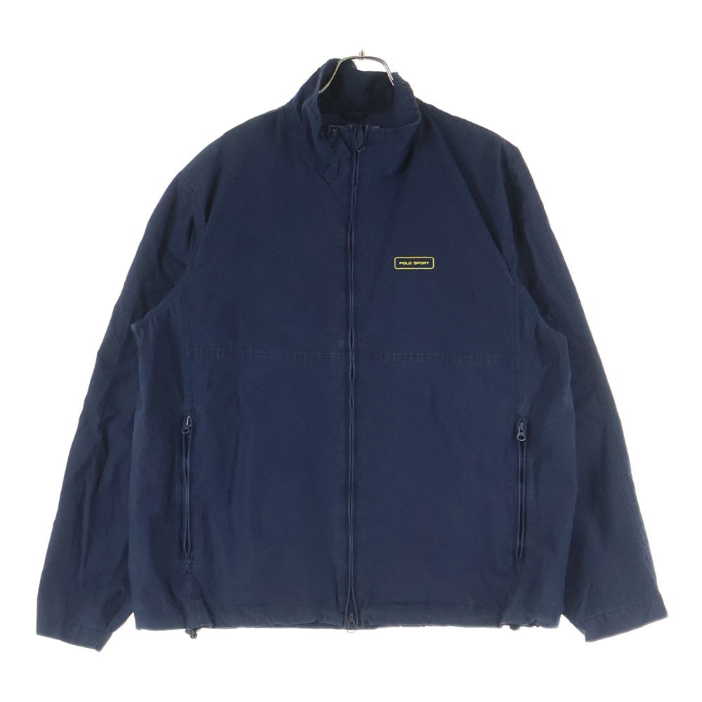POLO SPORT RALPH LAUREN(ポロスポーツラルフローレン) 90s VINTAGE ZIP UP ヴィンテージ ジップアップ ナイロン ジャケット ネイビー