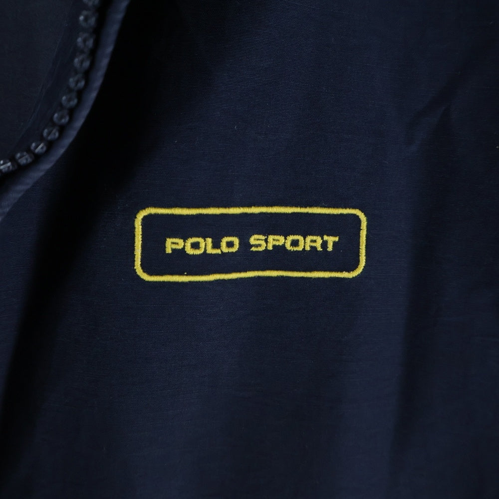 POLO SPORT RALPH LAUREN(ポロスポーツラルフローレン) 90s VINTAGE ZIP UP ヴィンテージ ジップアップ ナイロン ジャケット ネイビー