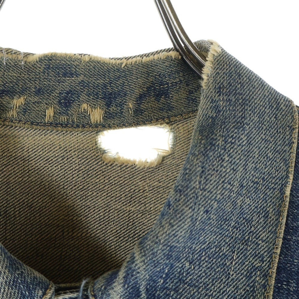 Levi's(リーバイス) 50s VINTAGE 506XX 1st スライドバックル 片面赤タブ ボタン裏刻印無し インディゴ