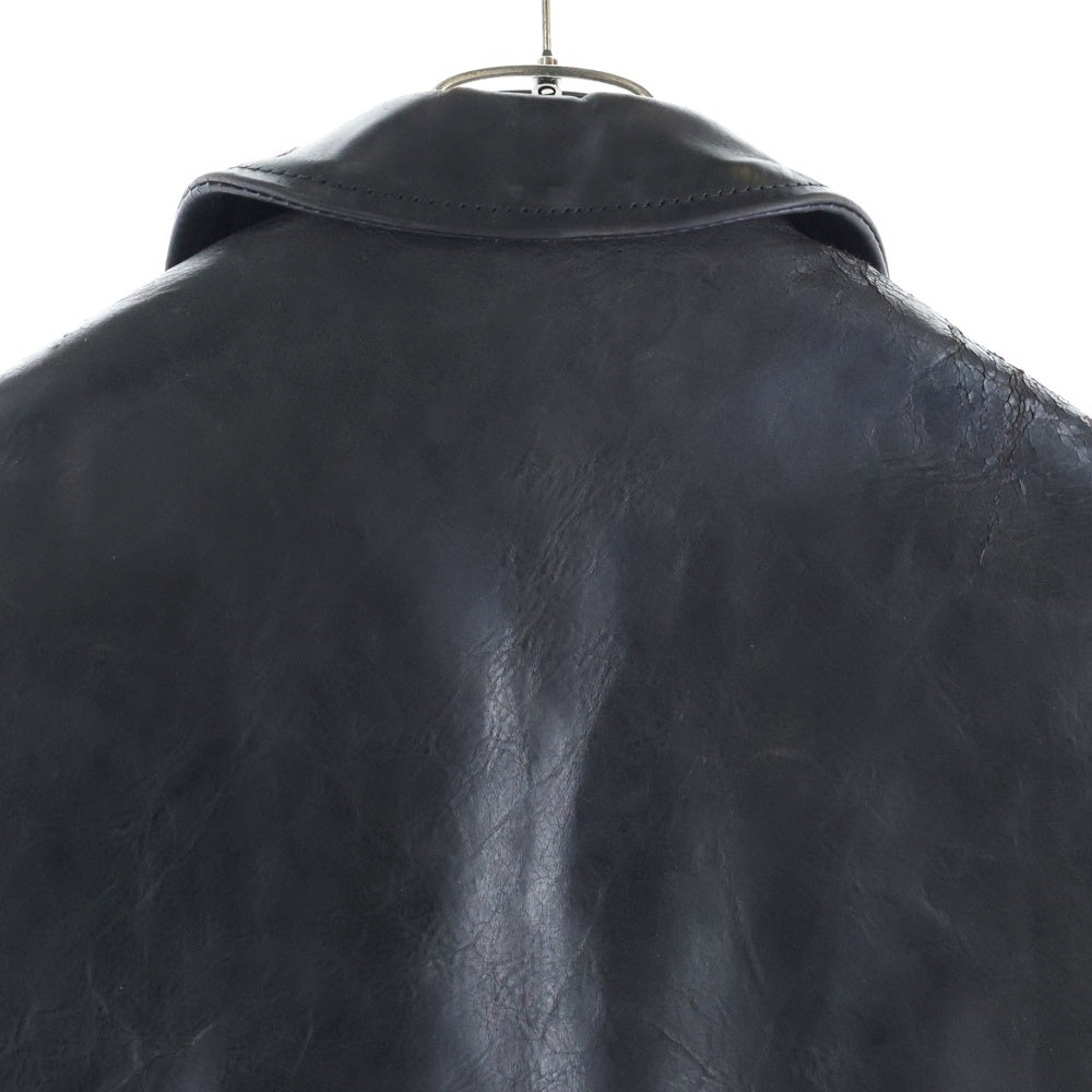 VINTAGE(ヴィンテージ) AERO LEATHER Co Horsehide ライナー ブラックウォッチ TALON ジップ エアロレザージャケット ブラック