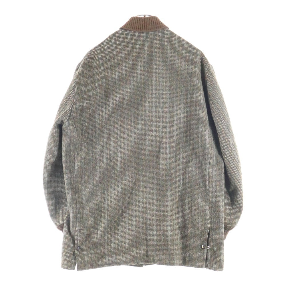 VINTAGE(ヴィンテージ) 50s Calderon of California Pharaoh Coat ファラオコート ボタンアップ ウール ハーフコート グリーン×ブラウン