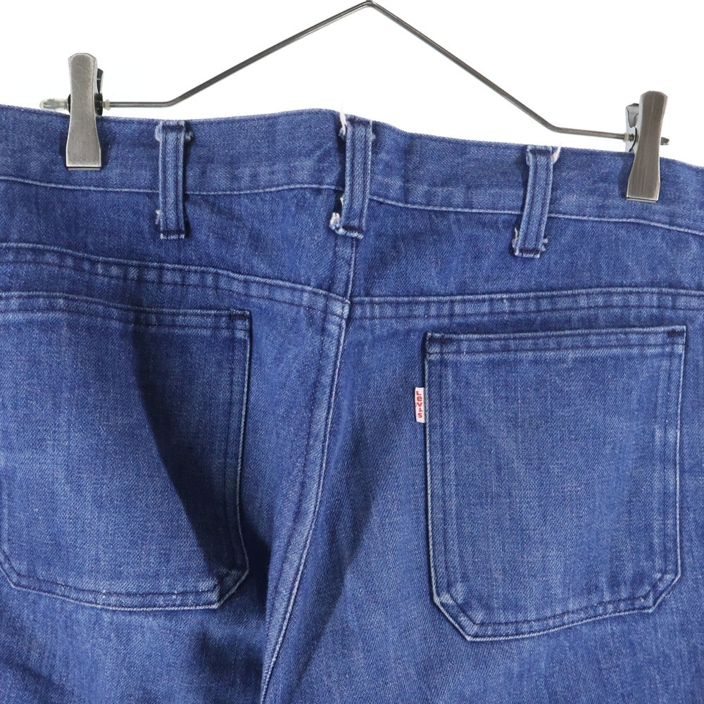 Levi's(リーバイス) 70ー80s VINTAGE セーラーデニム パンツ スモールe ボタン裏刻印272 ポーランド 42TALON 白タブ インディゴ