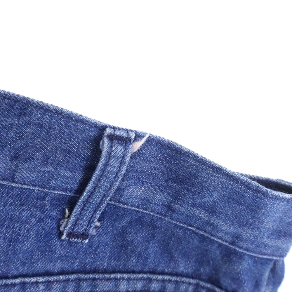 Levi's(リーバイス) 70ー80s VINTAGE セーラーデニム パンツ スモールe ボタン裏刻印272 ポーランド 42TALON 白タブ インディゴ
