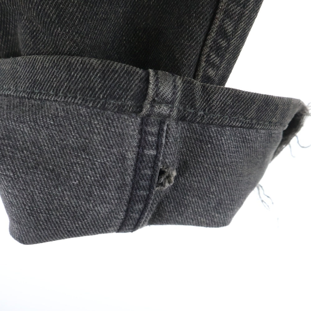 Levi's(リーバイス) 505 オレンジタブ YKK ジップ 後染め デニム ブラック