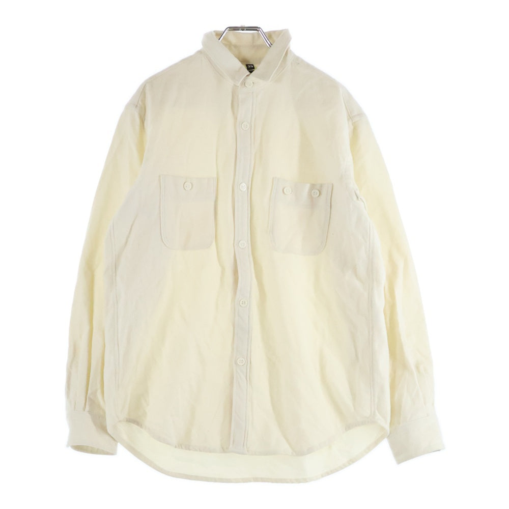 AUBERGE(オーベルジュ) FLANNEL SHIRT フランネル シャツ アイボリー