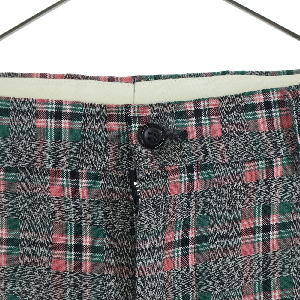 COMME des GARCONS HOMME PLUS(コムデギャルソンオムプリュス) 20AW タータンチェックワイドスラックスパンツ マルチカラー PF-P042