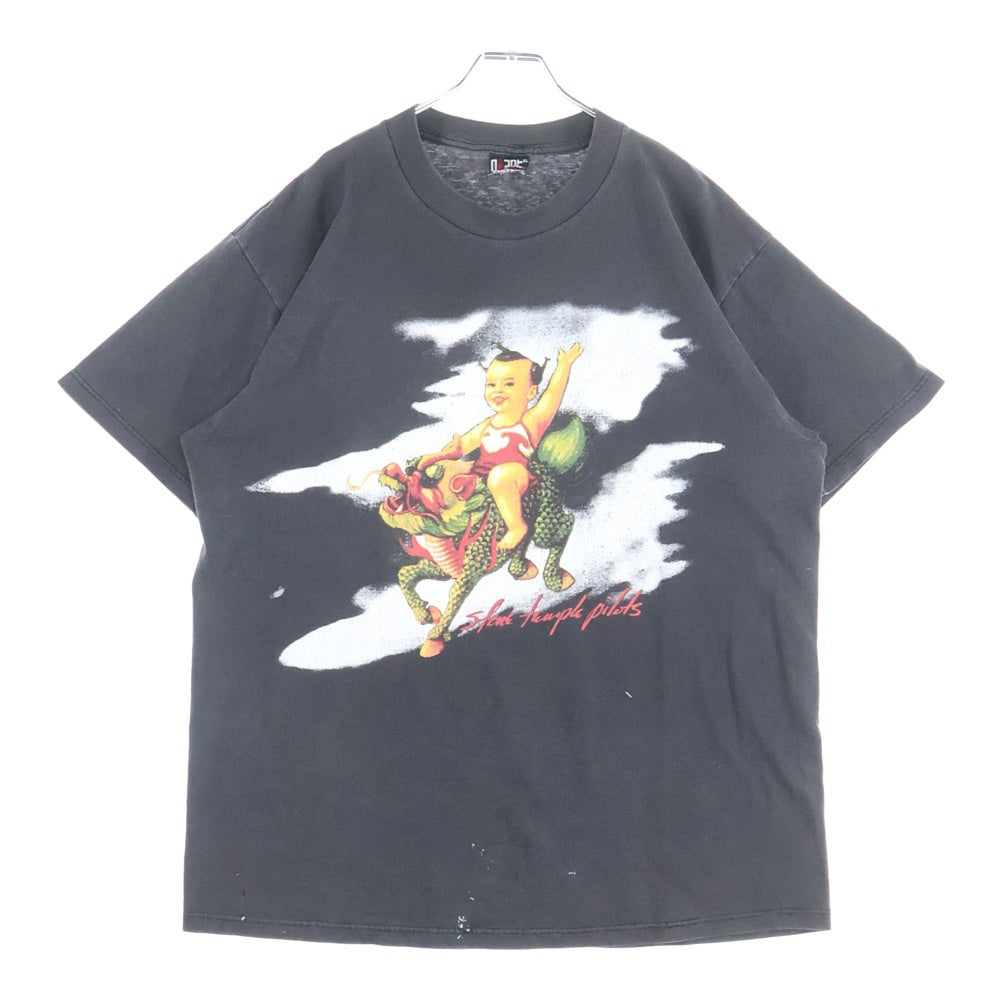 VINTAGE(ヴィンテージ) 90s STONE TEMPLE PILOTS TOUR 1994 ストーンテンプル 両面プリント 半袖Tシャツ カットソー ブラック