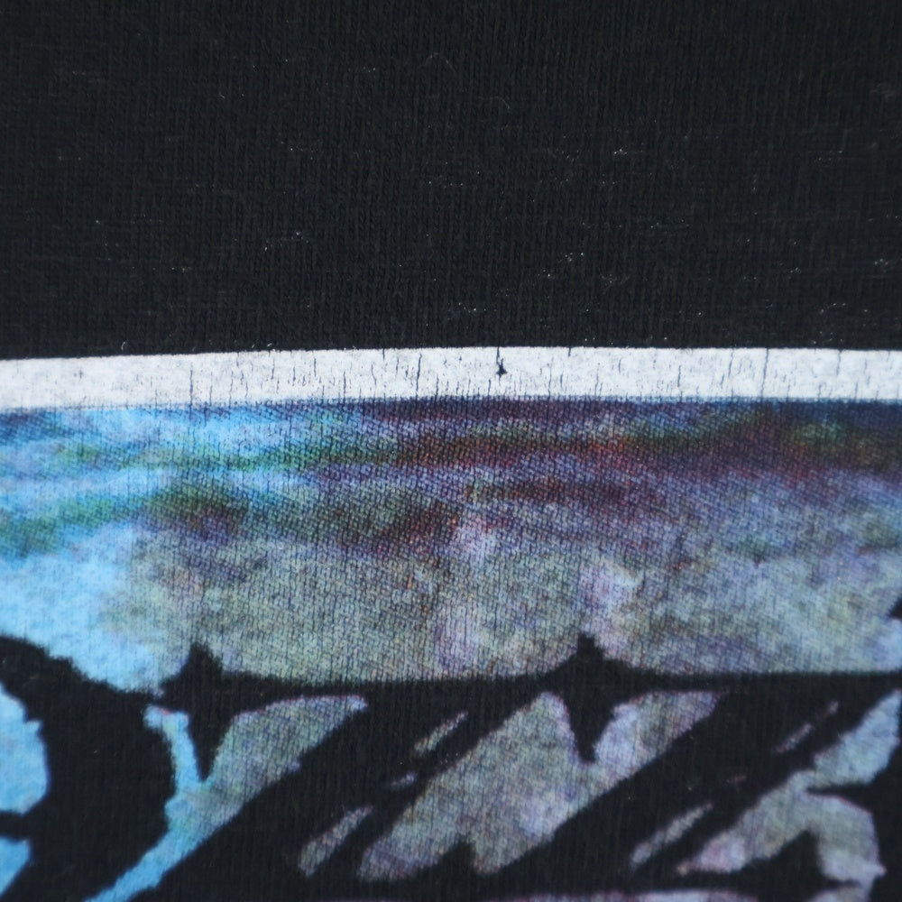 VINTAGE(ヴィンテージ) 00s OZZY OSBOURNE 2002 OZZFEST JAWS PARODY オジーオズボーン ジョーズ パロディ 半袖Tシャツ カットソー ブラック