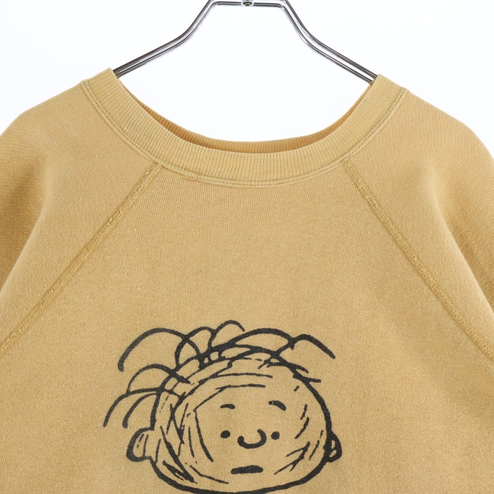 VINTAGE(ヴィンテージ) 60s PIG PEN Sweatshirt ピッグペン 染み込みプリントスウェット スウェット イエロー