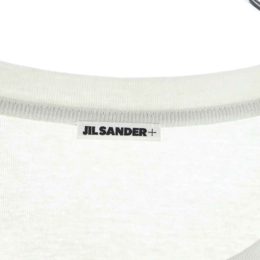 JIL SANDER +(ジルサンダープラス) クルー ネック コットン Tシャツ 半袖カットソー ミントグリーン J47FV0109 JTN356