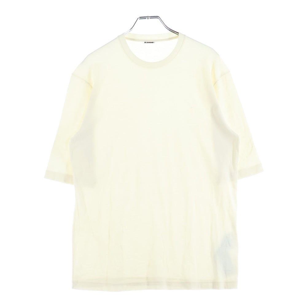 JIL SANDER +(ジルサンダープラス) クルー ネック コットン Tシャツ 半袖カットソー アイボリー J47FV0109 JTN356