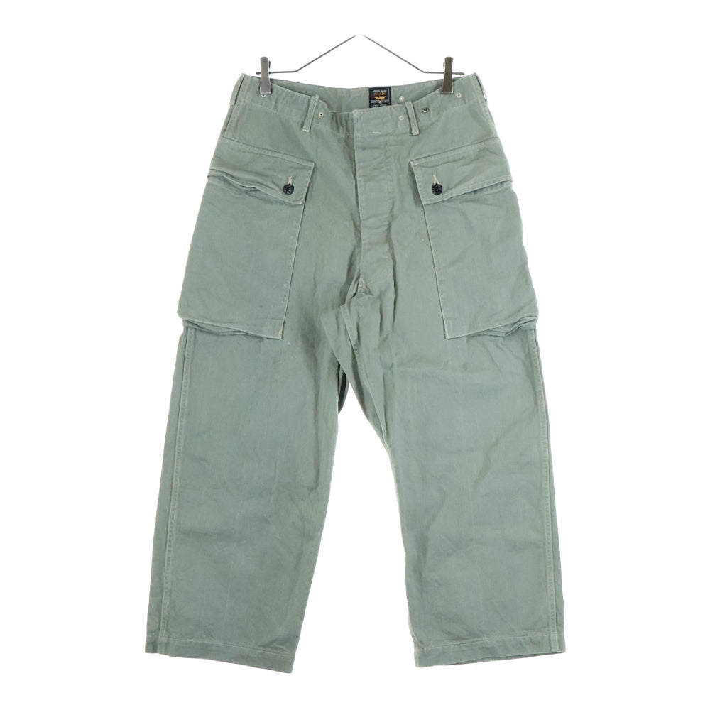 JELADO(ジェラード) M-44 Monkey Pants モンキーパンツ カーゴパンツ 月桂樹ボタン グリーン