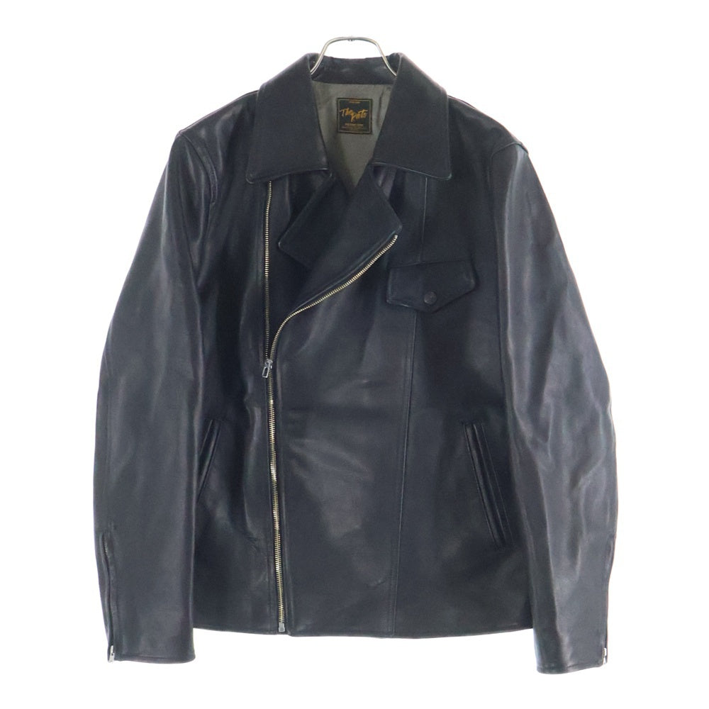 RATS(ラッツ) HORSE HIDE LEATHER DOUBLE ホースハイド レザー ダブル ジャケット ブラック