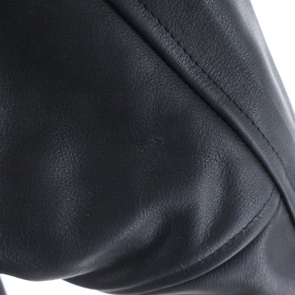 RATS(ラッツ) 25AW ×WTAPS ×NEIGHBORHOOD 20th ALL LEATHER JACKET SPJ-0101 オールレザー スタジアム ジャケット ブラック