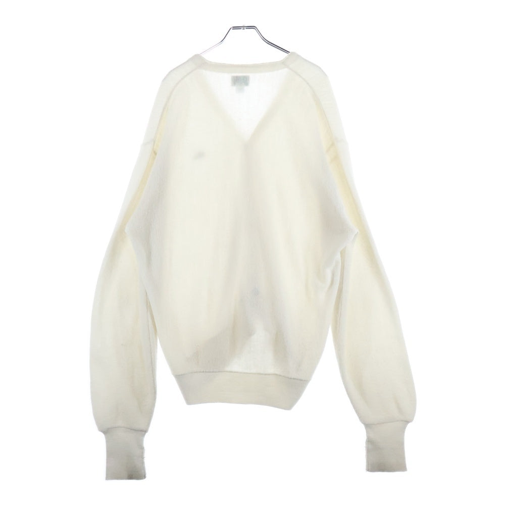 LACOSTE(ラコステ) 80ー90s IZOD ACRYLIC CARDIGAN アイゾッド アクリル カーディガン ホワイト
