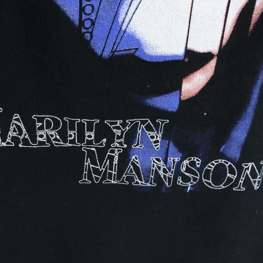VINTAGE(ヴィンテージ) 90s Marilyn Manson Anticrist Hoodie Euro マリリンマンソン ユーロ パーカー フーディ ブラック