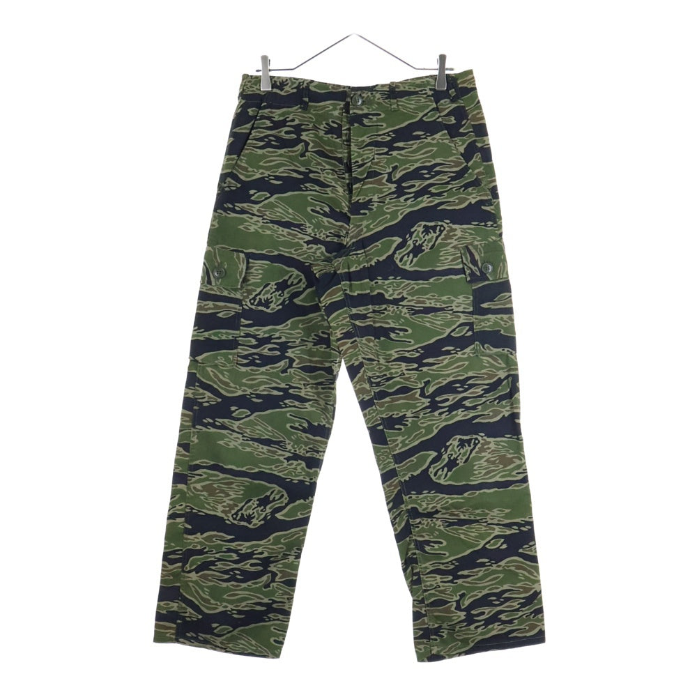 MILITARY(ミリタリー) 60s Tiger Stripe Pants タイガーストライプパンツ カーゴパンツ カモ柄 グリーン