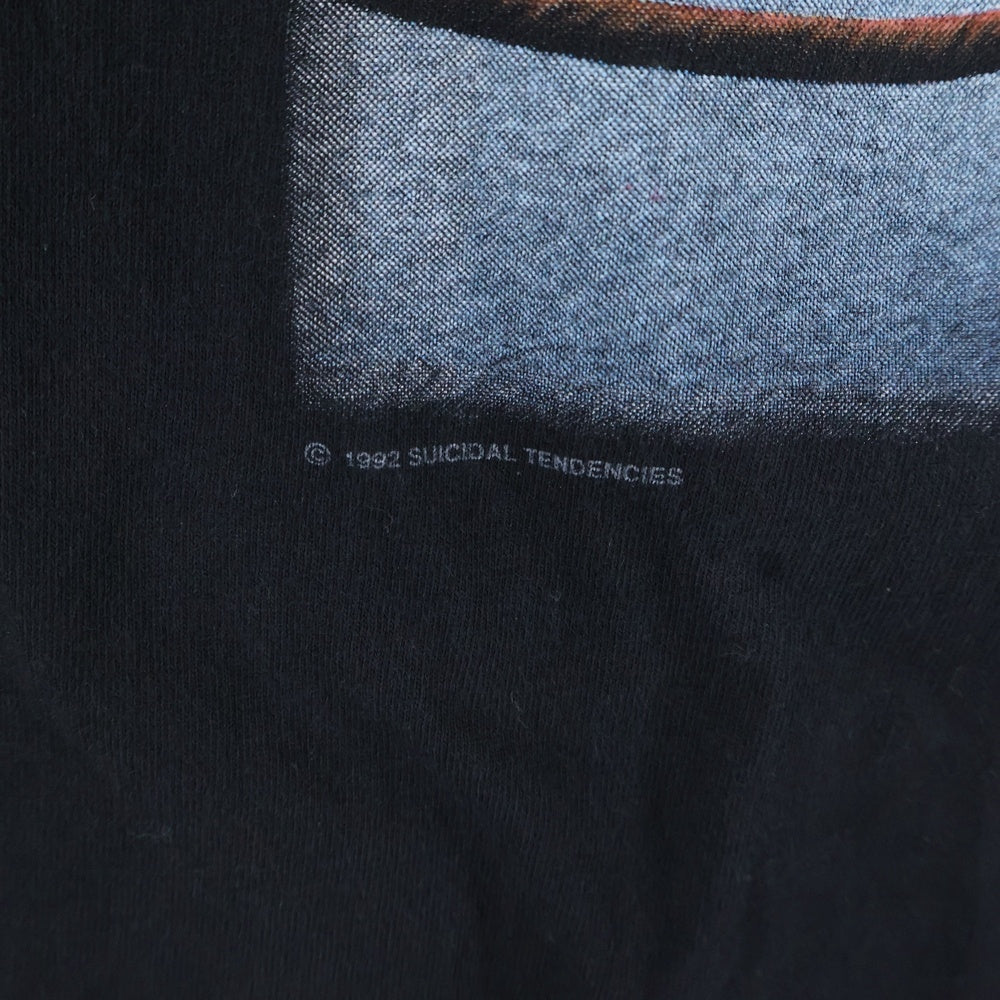 VINTAGE(ヴィンテージ) 90s SUICIDAL TENDENCIES NORTH AMERICA TOUR TEE スイサイダルテンデンシーズ 両面プリント Tシャツ 半袖カットソー ブラック