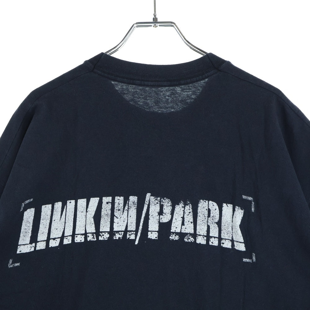 VINTAGE(ヴィンテージ) 00s LINKIN PARK HYBRID THEORY BOOTLEG FITS リンキンパーク ブートレグ 半袖Tシャツ カットソー ブラック