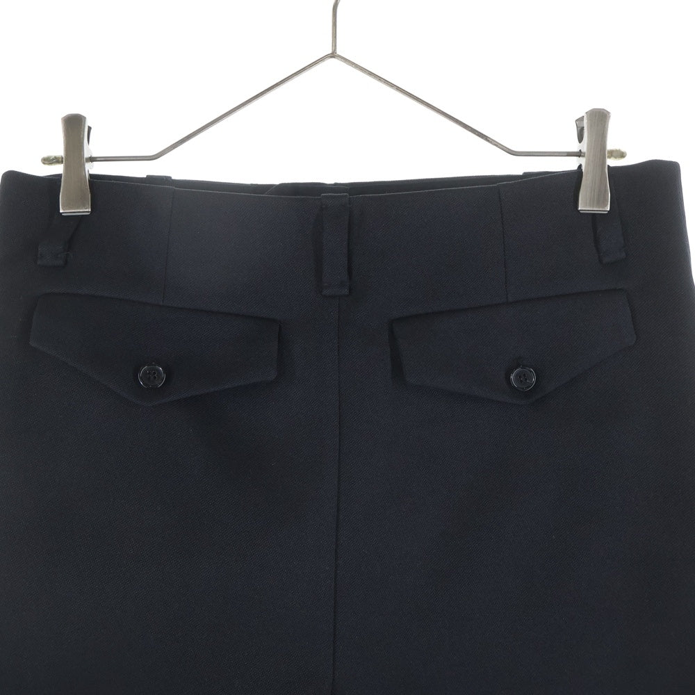 RAF SIMONS(ラフシモンズ) 22SS Skirt With Single Pleat シングルプリーツ スカート ミディアムスカート ブラック レディース