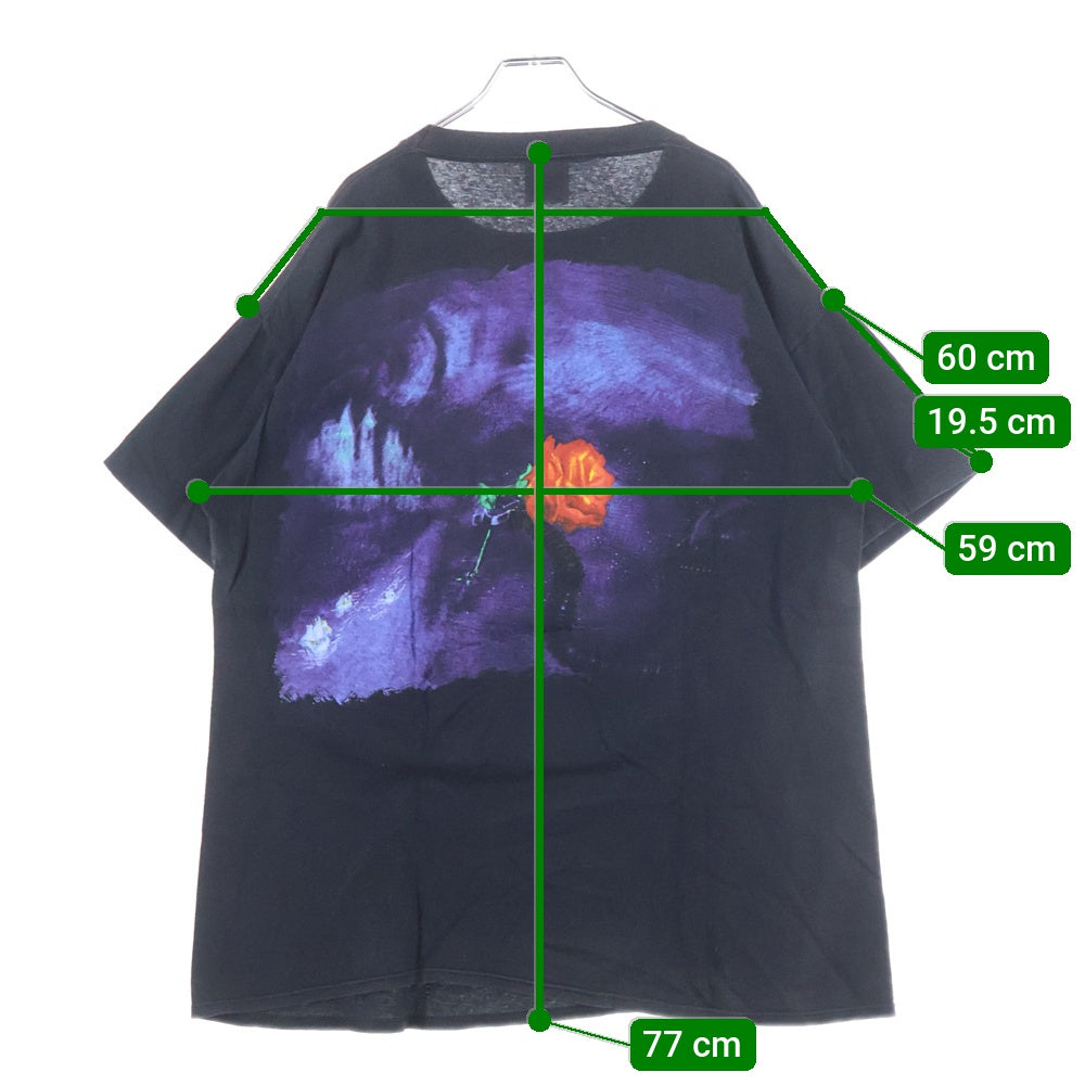 VINTAGE(ヴィンテージ) 90s THE MOODY BLUES ON THE THRESHOLD OF A DRAEM ムーディーブルース 企業 半袖Tシャツ カットソー ブラック
