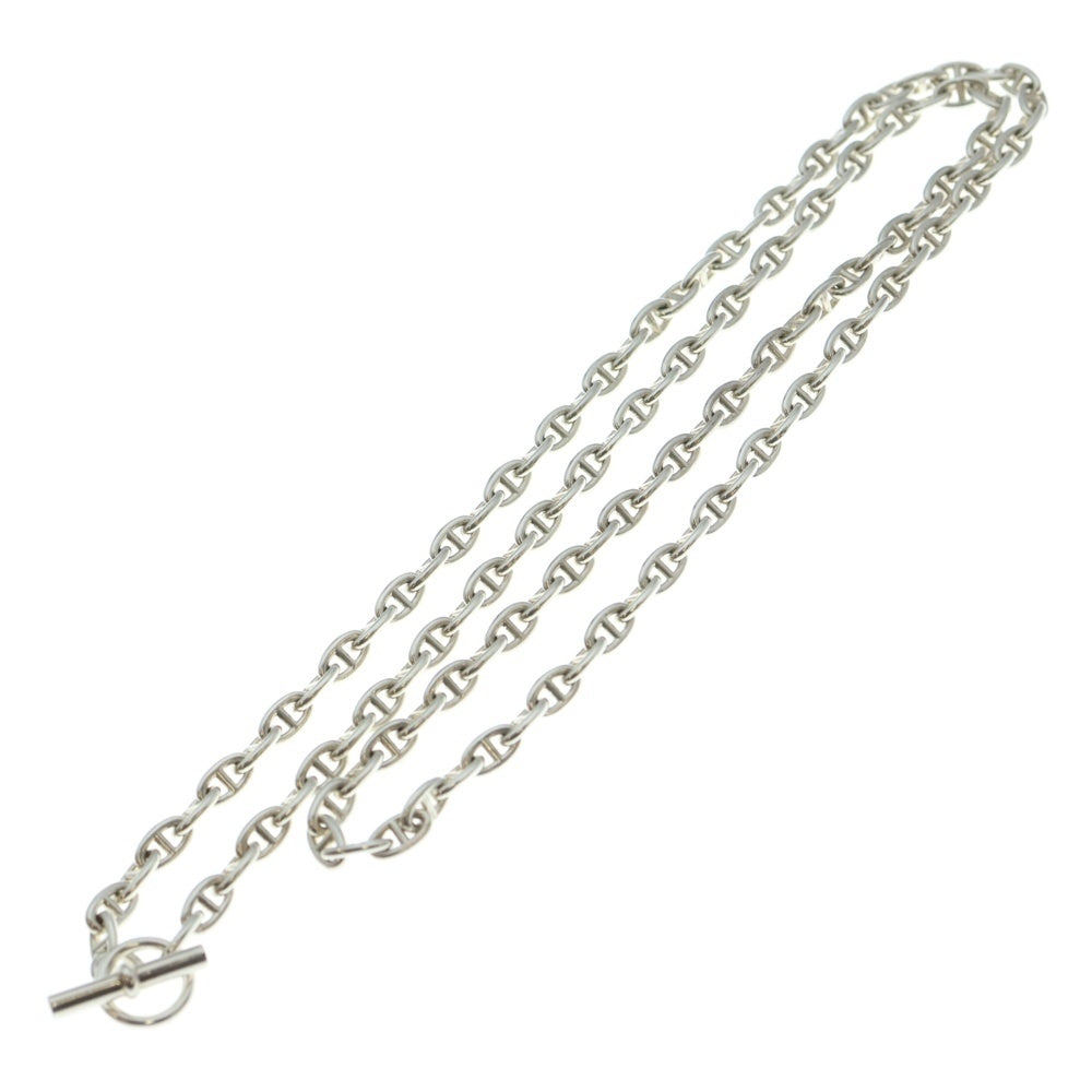 HERMES(エルメス) 00s Chaine d'Ancre Necklace Silver925 PM シェーヌダンクル ロングネックレス 126コマ シルバー