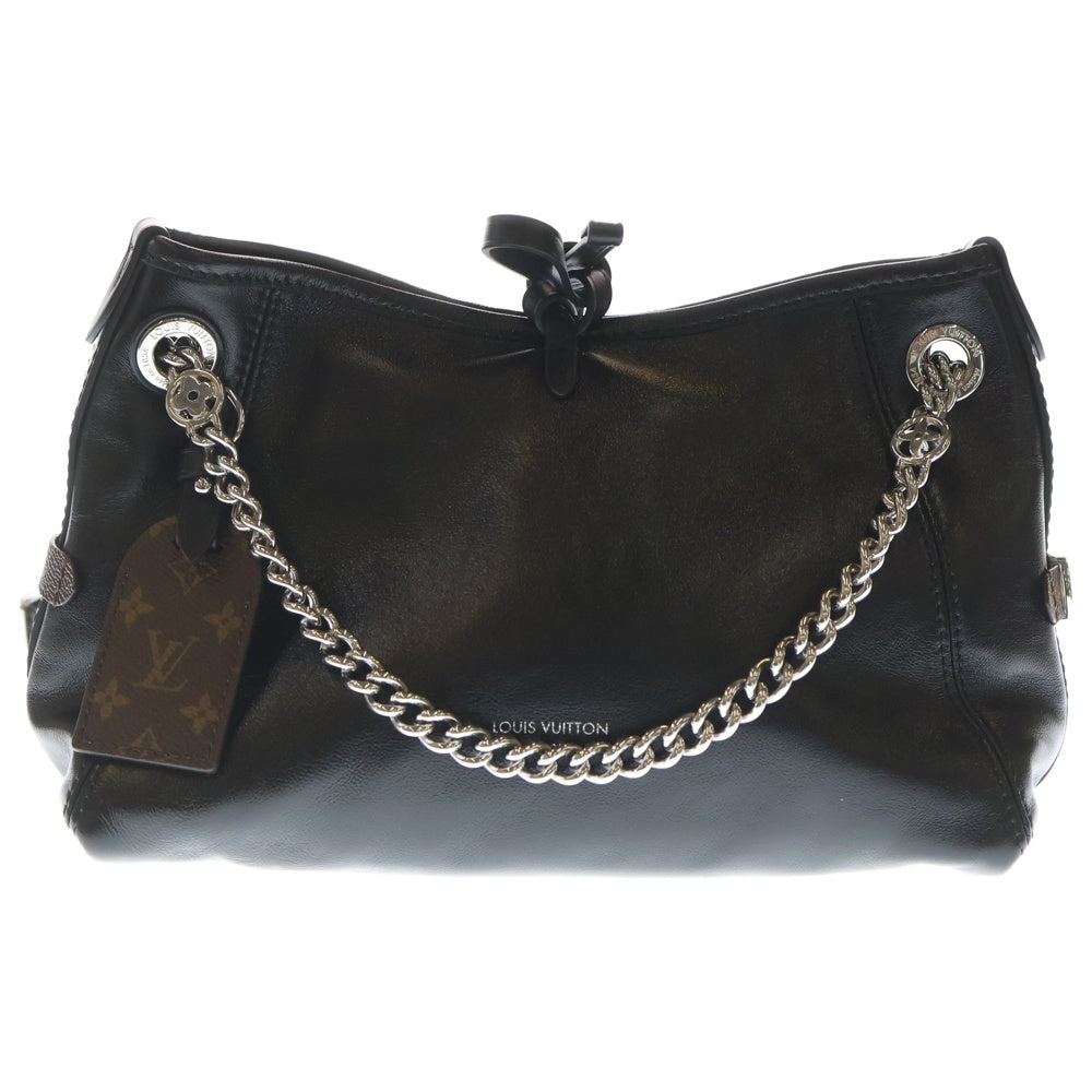 LOUIS VUITTON(ルイヴィトン) キャリーオール・バイブ BB LVバイブ ショルダーバッグ バッグ ラムレザー ブラック レディース