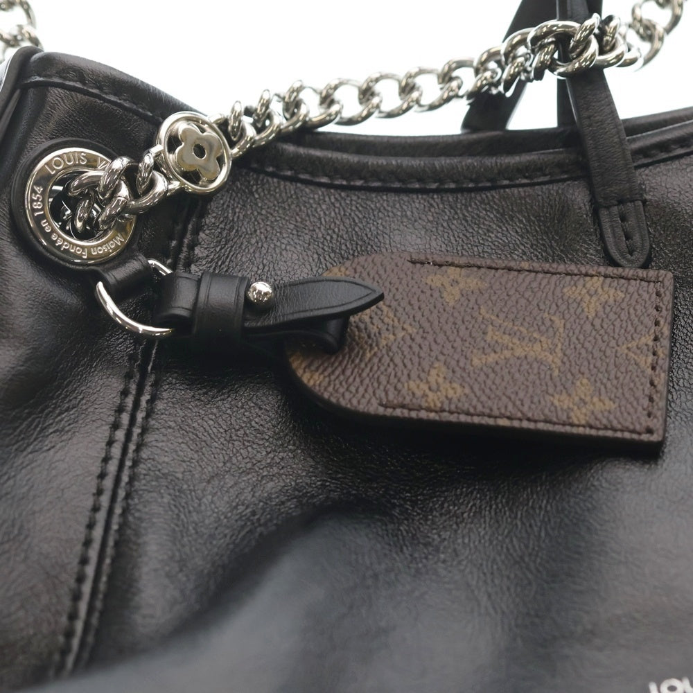 LOUIS VUITTON(ルイヴィトン) キャリーオール・バイブ BB LVバイブ ショルダーバッグ バッグ ラムレザー ブラック レディース