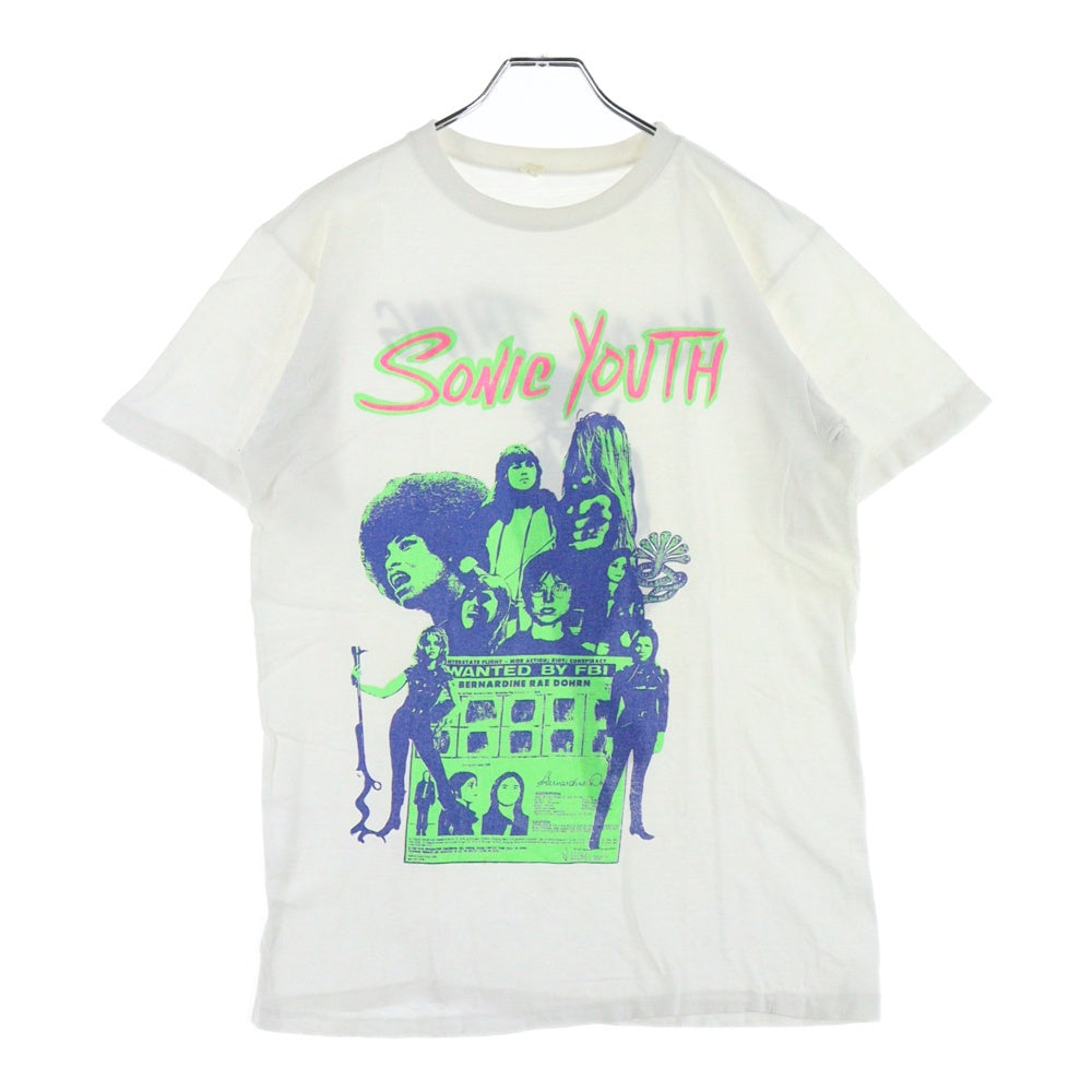 VINTAGE(ヴィンテージ) 90S SONIC YOUTH KOOL THING EURO ソニックユース ユーロ 半袖Tシャツ カットソー ホワイト