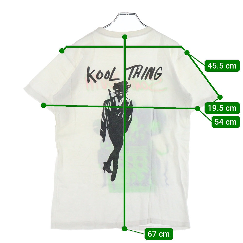 VINTAGE(ヴィンテージ) 90S SONIC YOUTH KOOL THING EURO ソニックユース ユーロ 半袖Tシャツ カットソー ホワイト