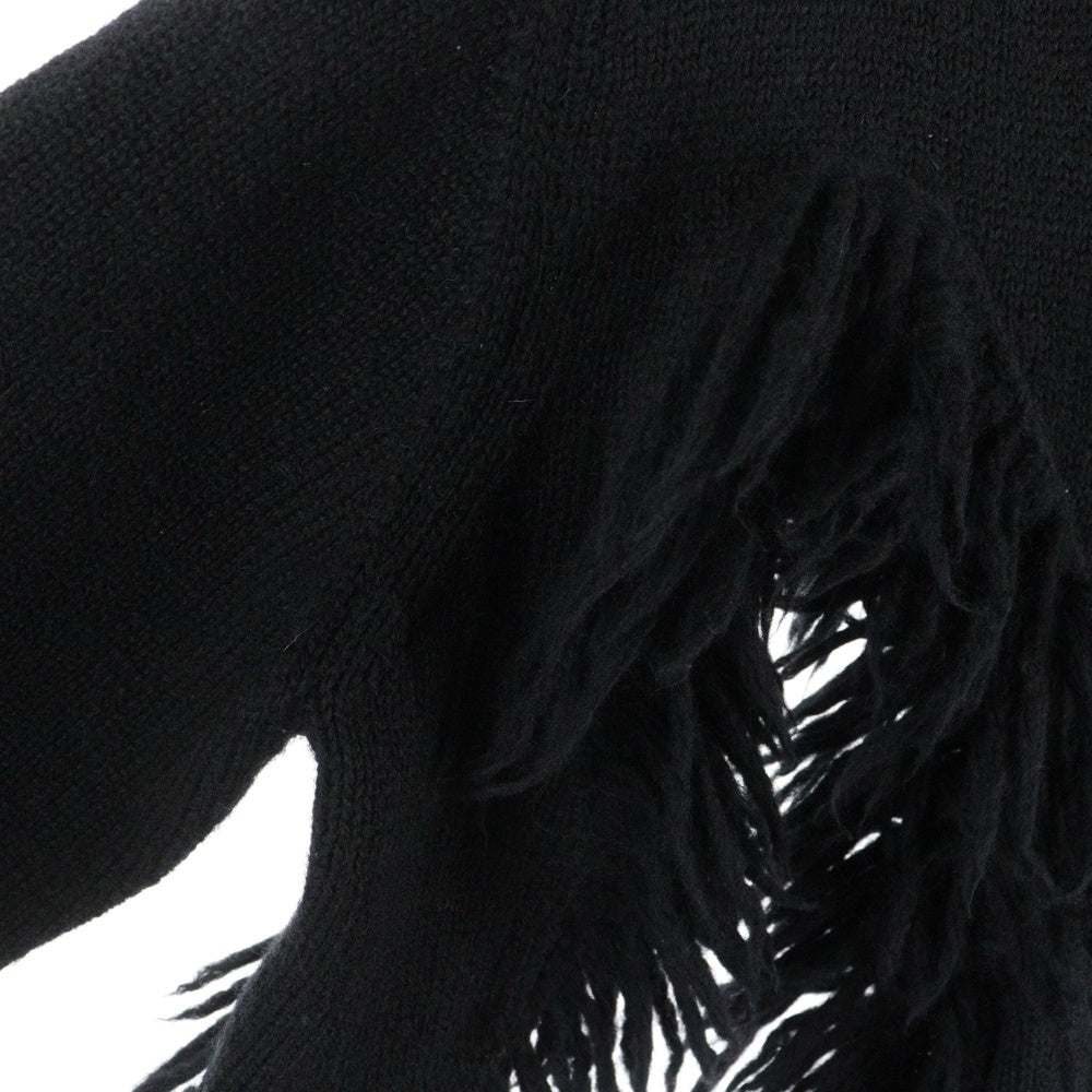 COMME des GARCONS HOMME PLUS(コムデギャルソンオムプリュス) 23AW FRINGE PULLOVER DESIGN KNIT PL-N013 フリンジ プルオーバー デザイン ニット ブラック