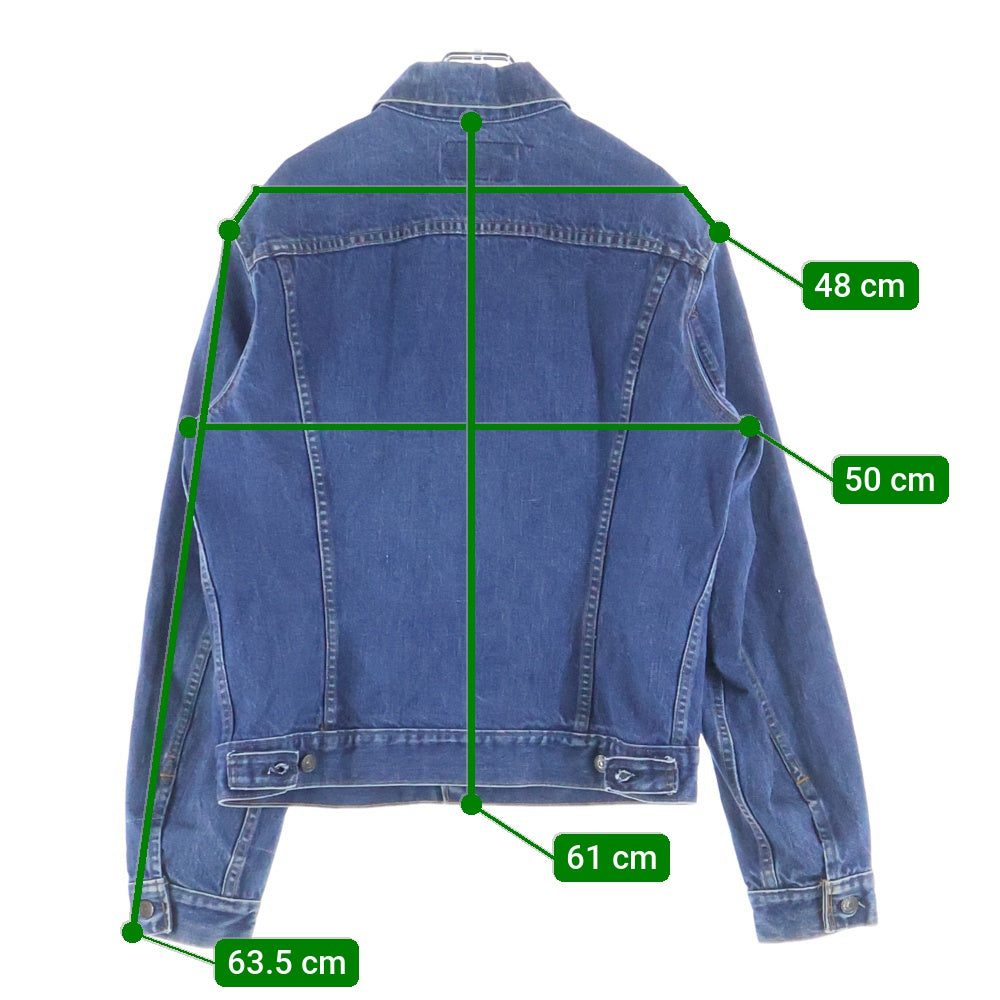 Levi's(リーバイス) 80s VINTAGE 71205 スモールe ボタン裏刻印52 デニムトラッカージャケット インディゴ