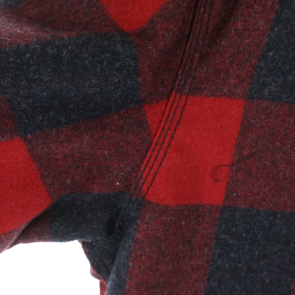 MINEDENIM(マインデニム) ×PENDLETON W.Plaid Zipup Work JKT MND-PDL801-17-022 ブロック チェック ジップアップ ワーク ジャケット レッド/ブラック