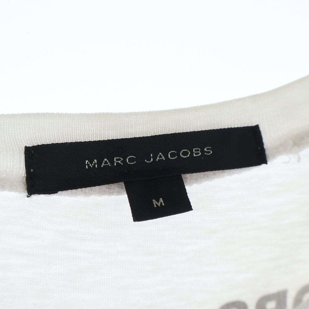 MARC JACOBS(マークジェイコブス) 00s ×ROBERT DUFFY Naomi Campbell ナオミキャンベル 半袖プリントTシャツ ホワイト