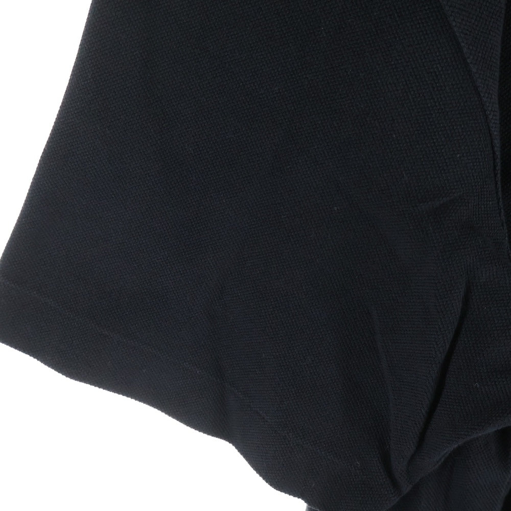 HERMES(エルメス) VINTAGE 胸ポケット H刺繍 ポロシャツ 半袖ポロシャツ ブラック