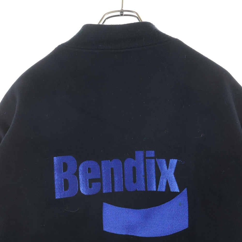 VINTAGE(ヴィンテージ) 90‐00s WOOL LEATHER COMBINATION STADIUM JACKET Bendix Honeywell 企業 スタジャン ブラック