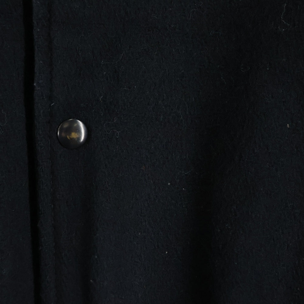 VINTAGE(ヴィンテージ) 90‐00s WOOL LEATHER COMBINATION STADIUM JACKET Bendix Honeywell 企業 スタジャン ブラック