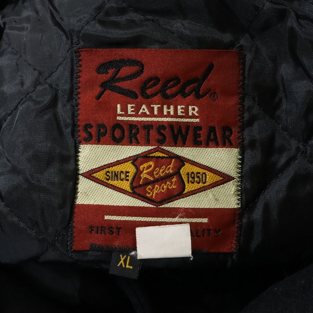 VINTAGE(ヴィンテージ) 90‐00s WOOL LEATHER COMBINATION STADIUM JACKET Bendix Honeywell 企業 スタジャン ブラック