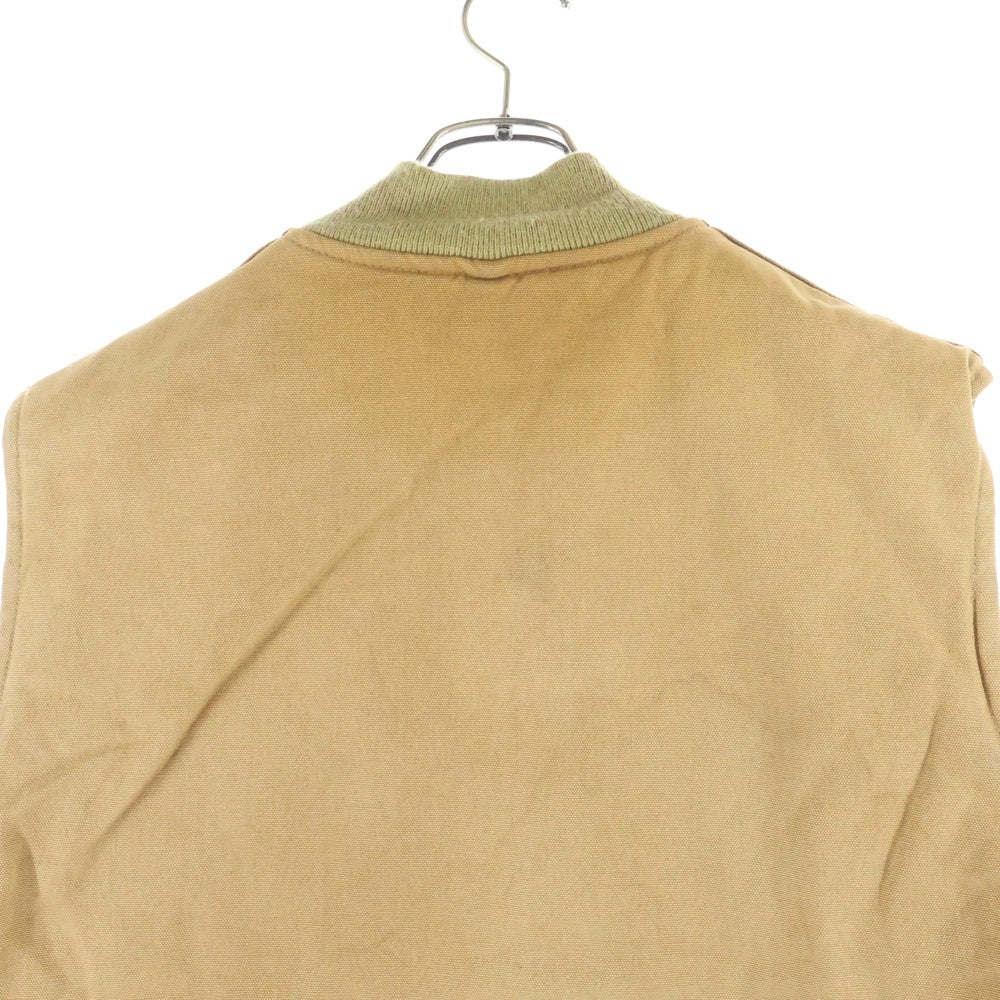 CARHARTT(カーハート) 90s COTTON DUCK ZIP VEST コットンダック ジップ 中綿 ベスト キャメル