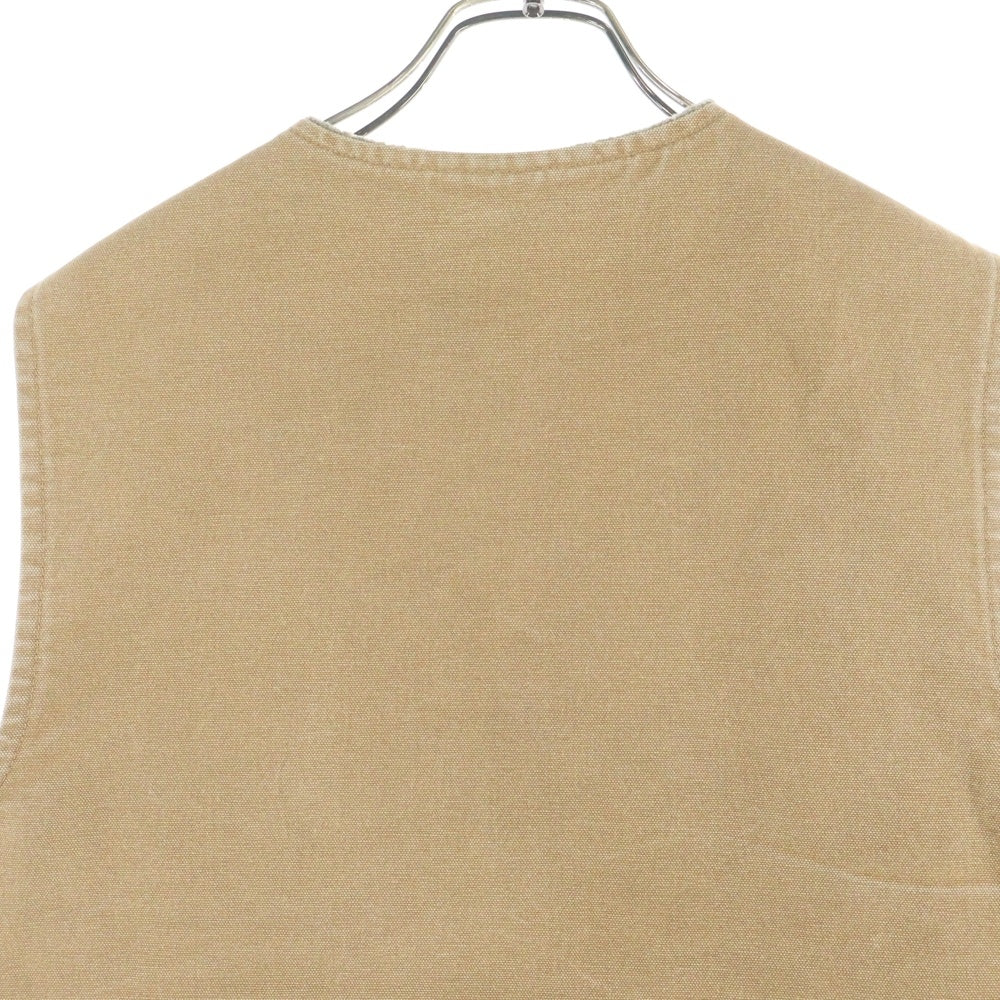 CARHARTT(カーハート) 00s COTTON DUCK BOA ZIP VNECK VEST コットンダック ジップ ボア ベスト キャメル