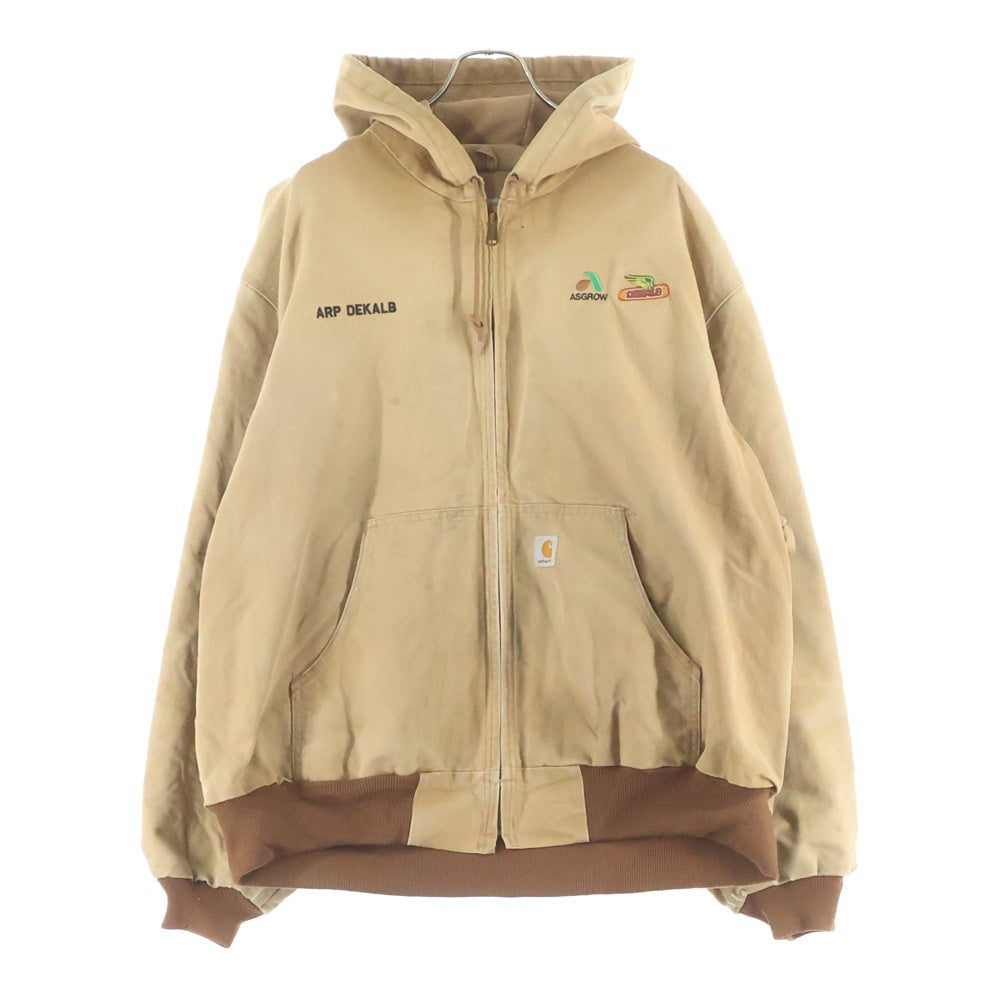 CARHARTT(カーハート) 10s COTTON DUCK ACTIVE JACKET コットンダック 企業刺繍 アクティブジャケット キャメル