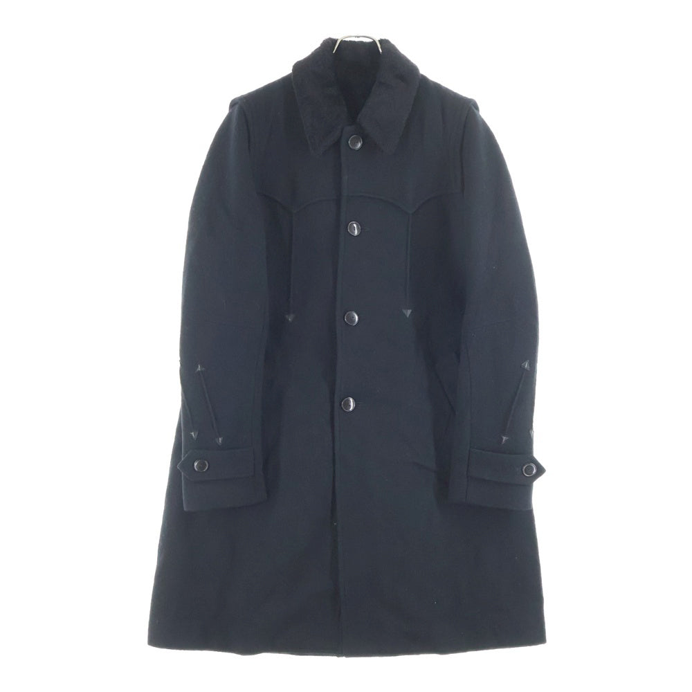 NUMBER(N)INE ナンバーナイン 07AW コート NUMBER (N)INE(ナンバーナイン) 07AW LOVE期 襟ボア ウエスタンハーフ