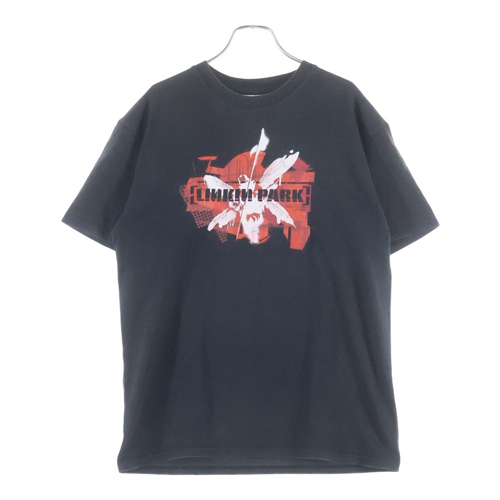 VINTAGE(ヴィンテージ) 00s LINKIN PARK リンキンパーク 両面プリント 半袖Tシャツ ブラック