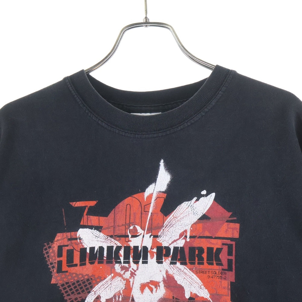 VINTAGE(ヴィンテージ) 00s LINKIN PARK リンキンパーク 両面プリント 半袖Tシャツ ブラック