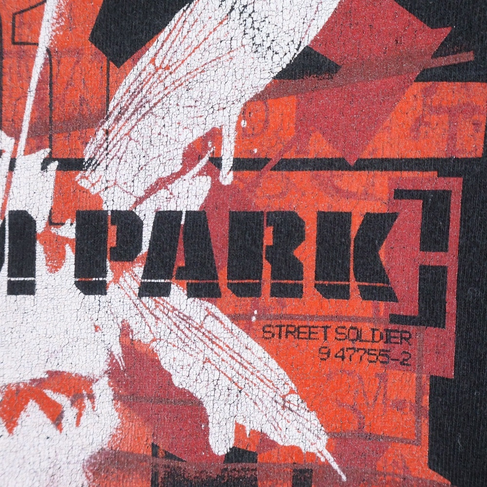 VINTAGE(ヴィンテージ) 00s LINKIN PARK リンキンパーク 両面プリント 半袖Tシャツ ブラック
