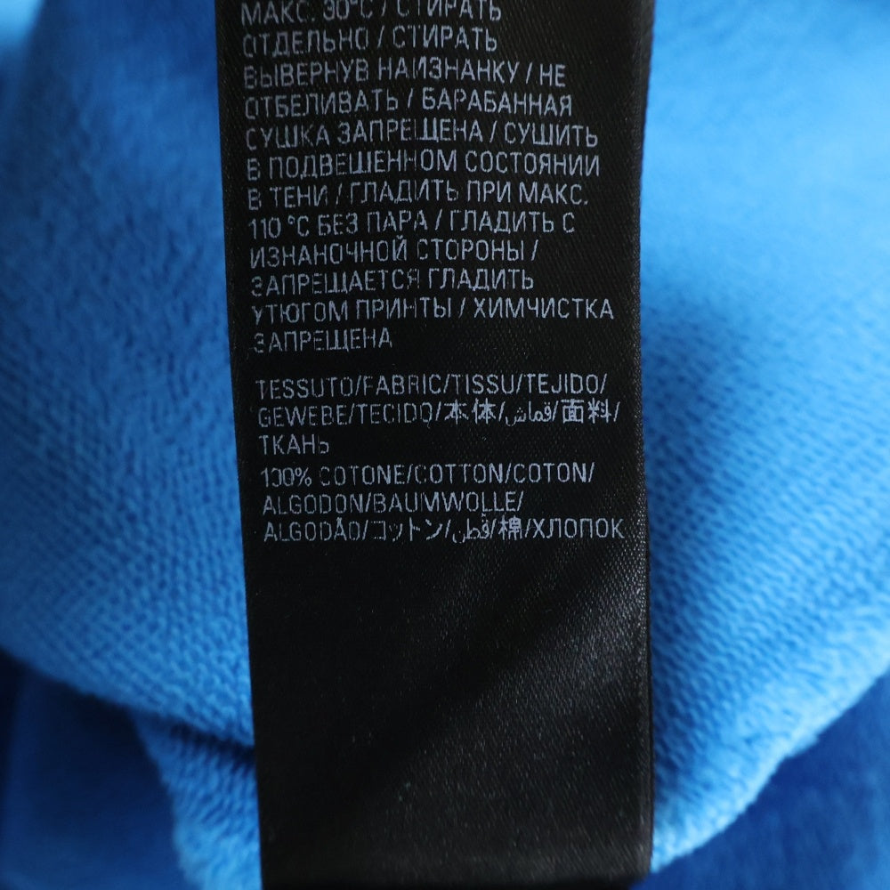 BALENCIAGA(バレンシアガ) 23SS キャンペーン ロゴ プリント プルオーバー スウェット フーディ パーカー ブルー 620973 TNVG6