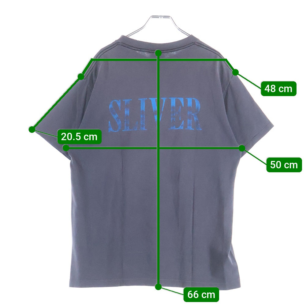 VINTAGE(ヴィンテージ) 90s NIRVANA SLIVER ニルヴァーナ スリバー 両面プリント 半袖Tシャツ カットソー ブラック