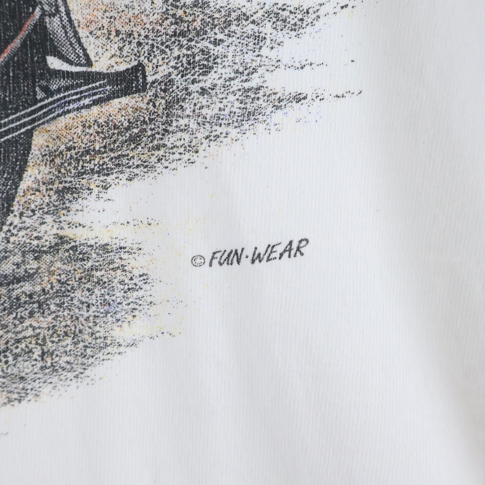 VINTAGE(ヴィンテージ) 90s HARLEY DAVIDSON ハーレーダビッドソン バイカー 両面プリント 半袖Tシャツ カットソー ホワイト